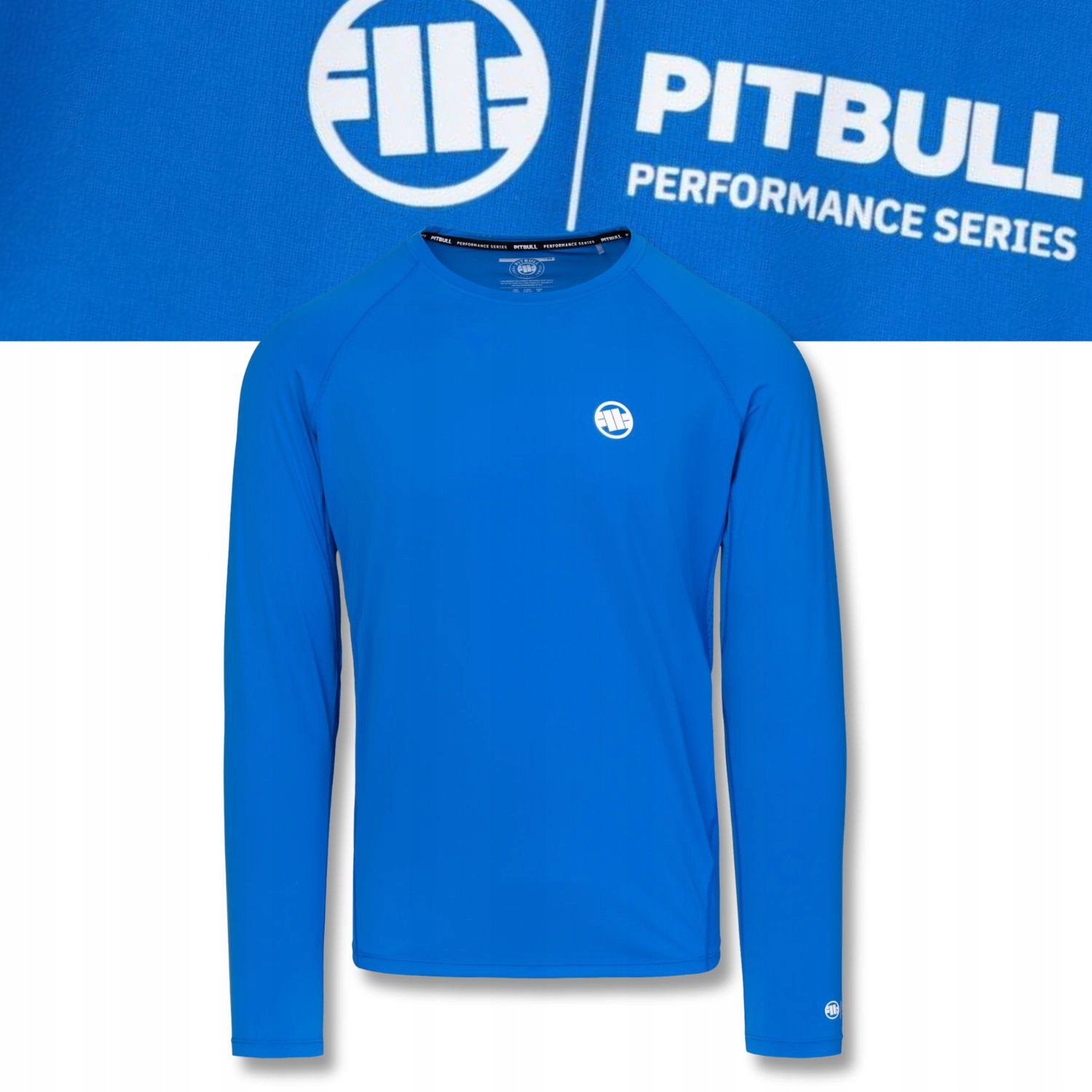Męski Longsleeve sportowy Pitbull szybkoschnący oddychający Mesh Runway