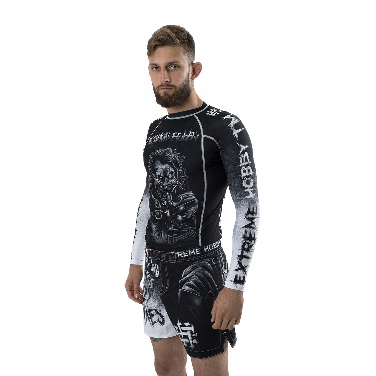 RASHGUARD męski z długim rękawem PSYCHO CLOWN L Rozmiar L