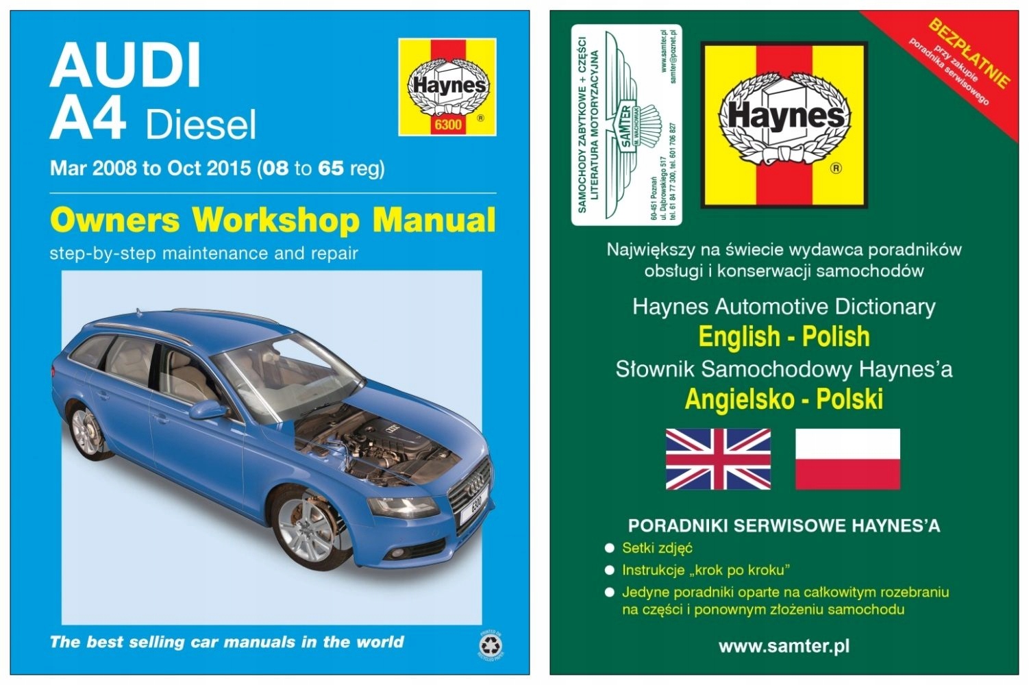 Audi A4 (20082015) B8 instrukcja napraw Haynes za 161,50 zł z Poznań