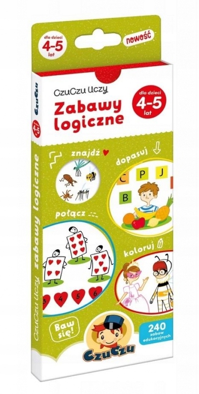 

CzuCzu Uczy Zabawy logiczne dla dzieci od 4-5 la