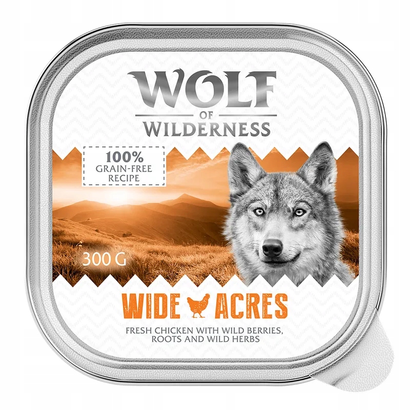 Wolf of Wilderness, Wide Acres – kuře 24 x 300 g