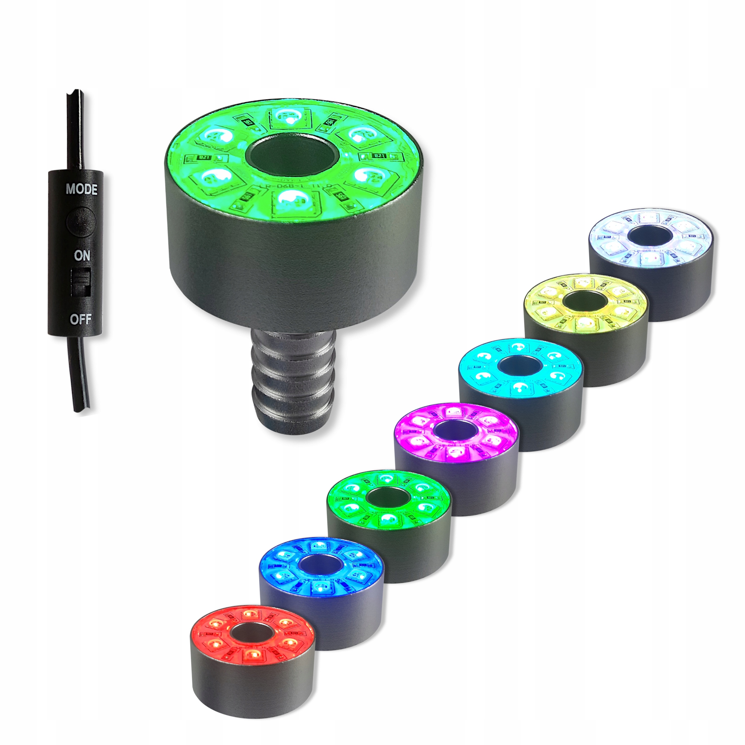 

Ring 6 Led Smd Rgb Oświetlenie Ze Sterownikiem