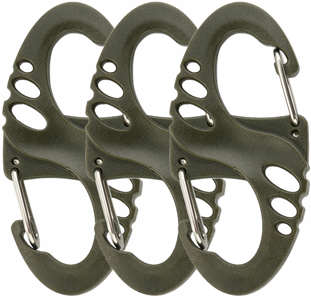 

Karabińczyk M-Tac S-Hook plastikowy Olive 3 szt.