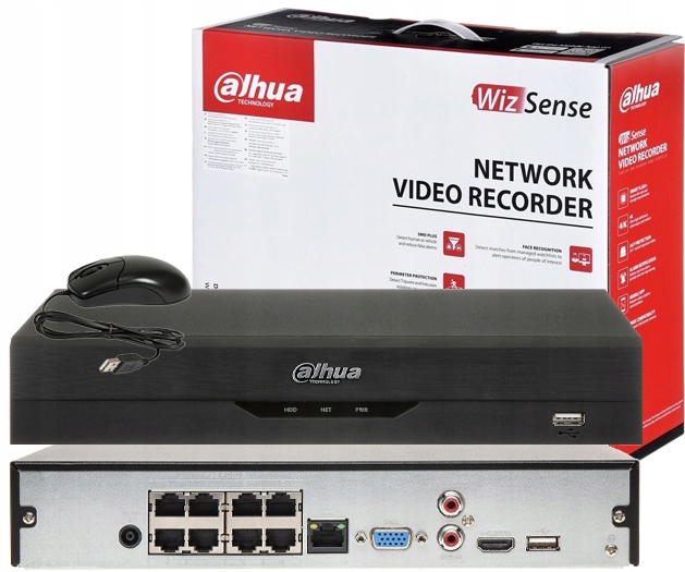 Rekordér Dahua NVR4108HS-8P-EI 8xPoE Wizsense