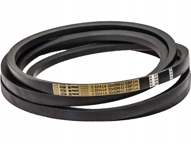 Klínový řemen pohonu sekačky Bizon HC5314 C5314 22x5314 Stomil Žlutý