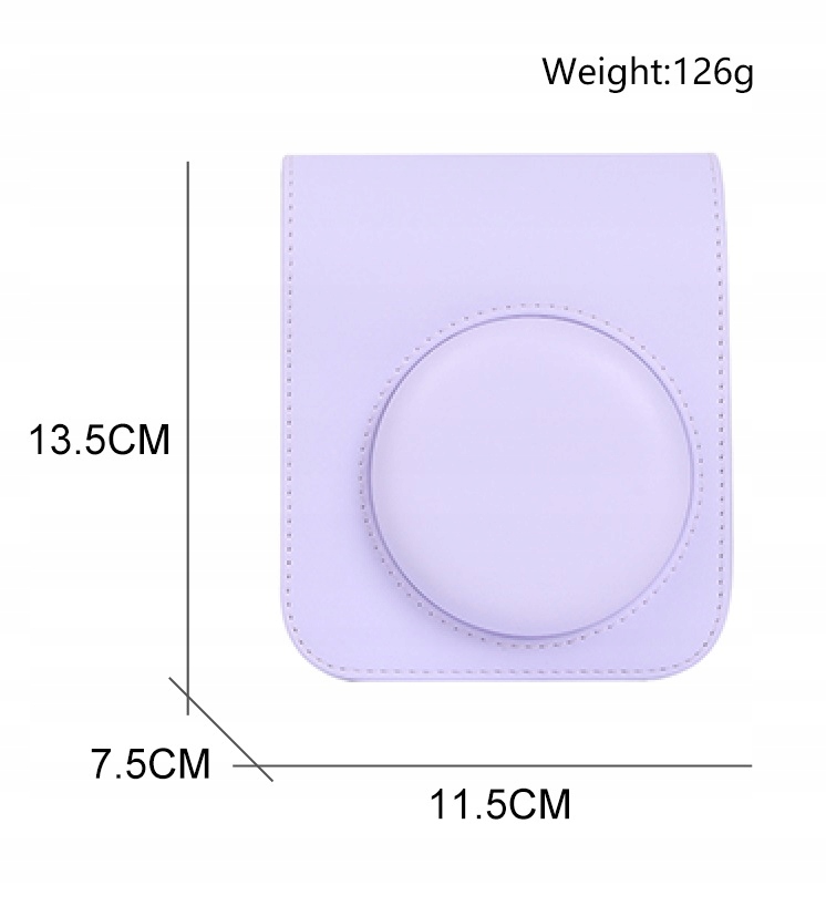 Etui Pokrowiec do FujiFilm INSTAX Mini 12 Model Fioletowy MINI 12