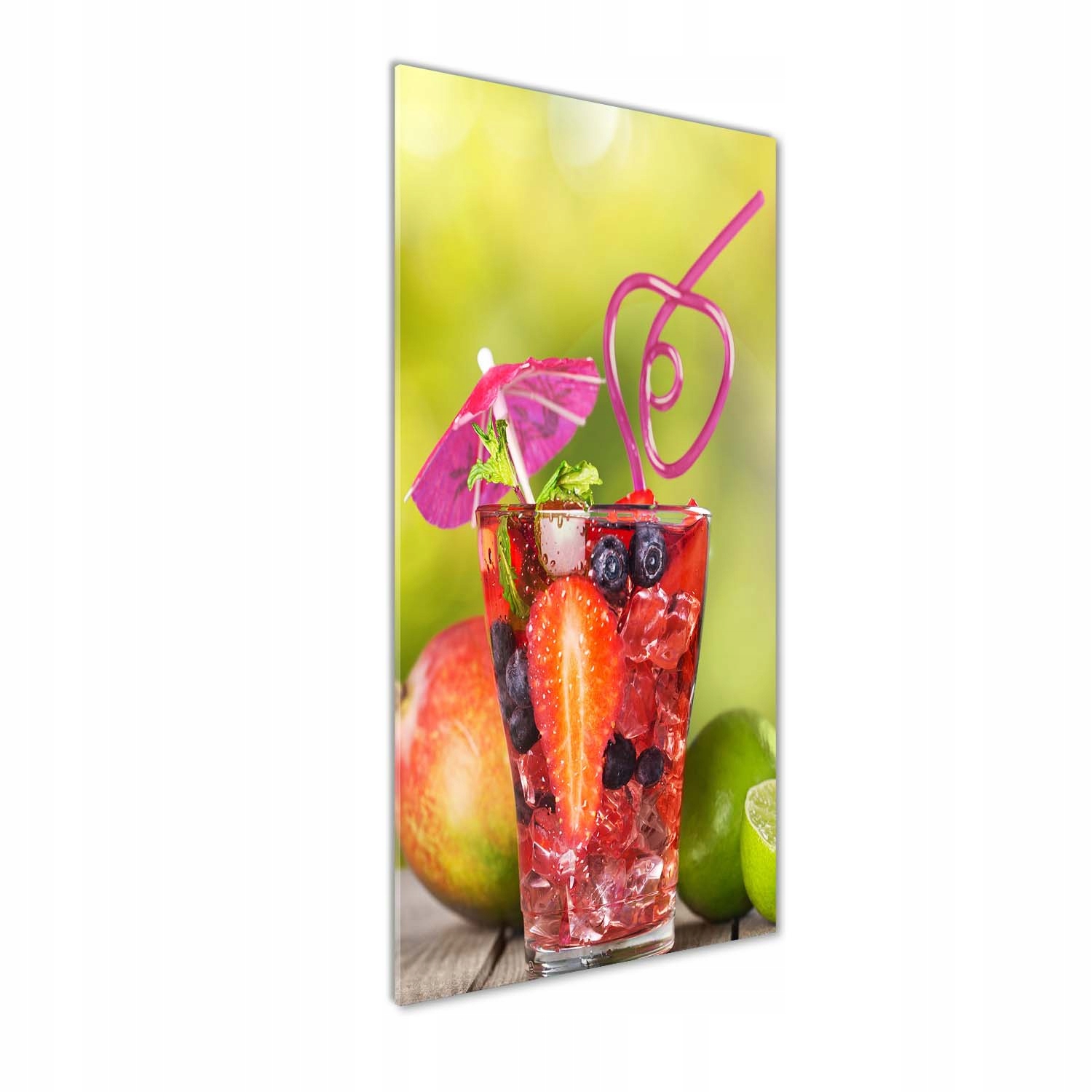 

Foto obraz szkło akrylowe Owocowy koktajl 50x125cm