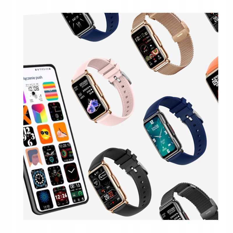 Zegarek damski SMARTWATCH SMS KROKI PL MENU PULS Kompatybilność systemowa Android iOS