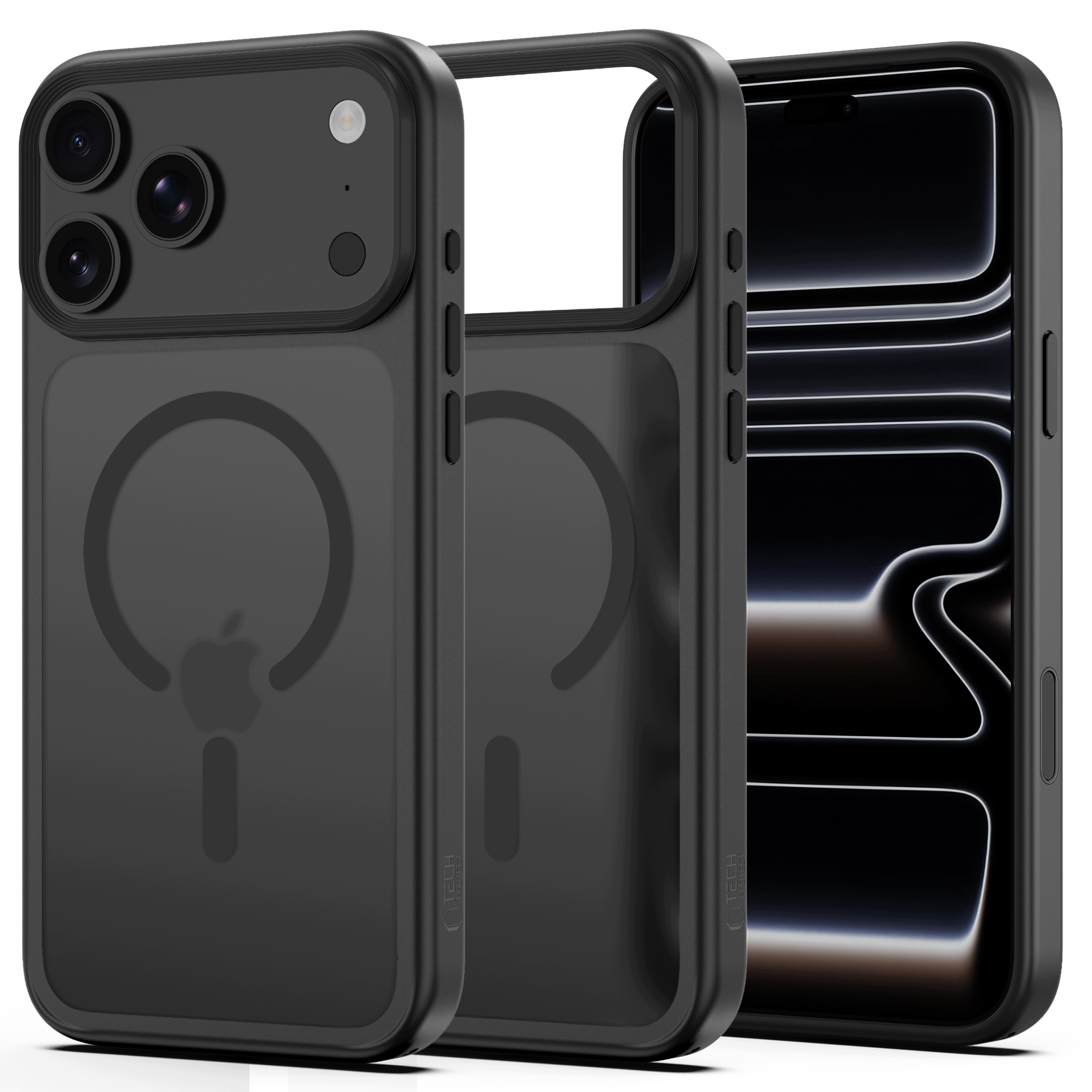 Tech- Protect Magmat MagSafe Cc iPhone 17 Pro 18 Pro Matte Black Tech-