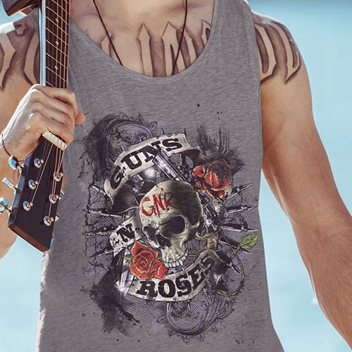 TANK TOP HORROR/ROCK GUNS N ROSES FIREPOWER Rozmiar XL