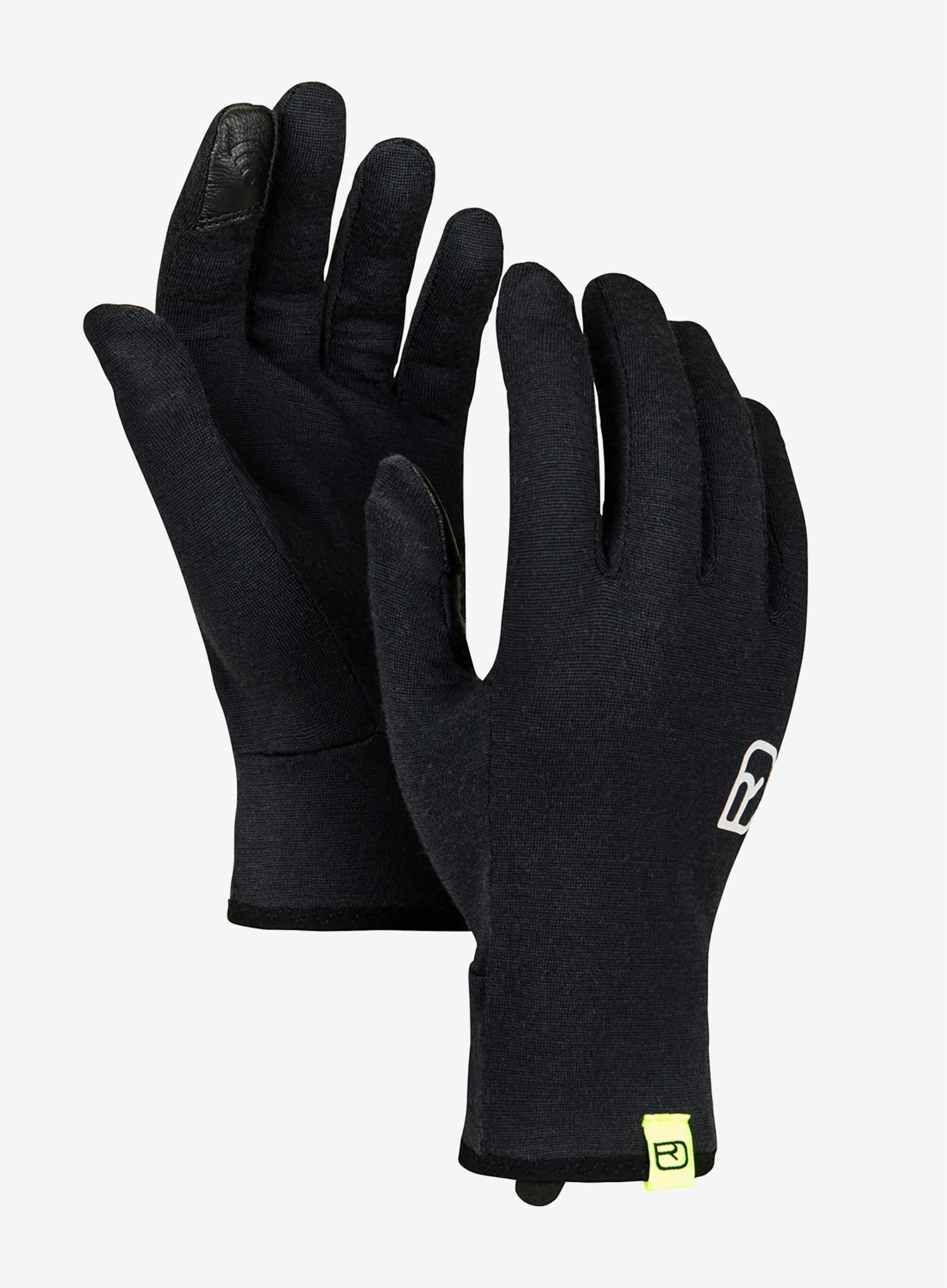 Rękawiczki wełniane Ortovox 185 Rock'N'Wool Glove Liner black raven XL