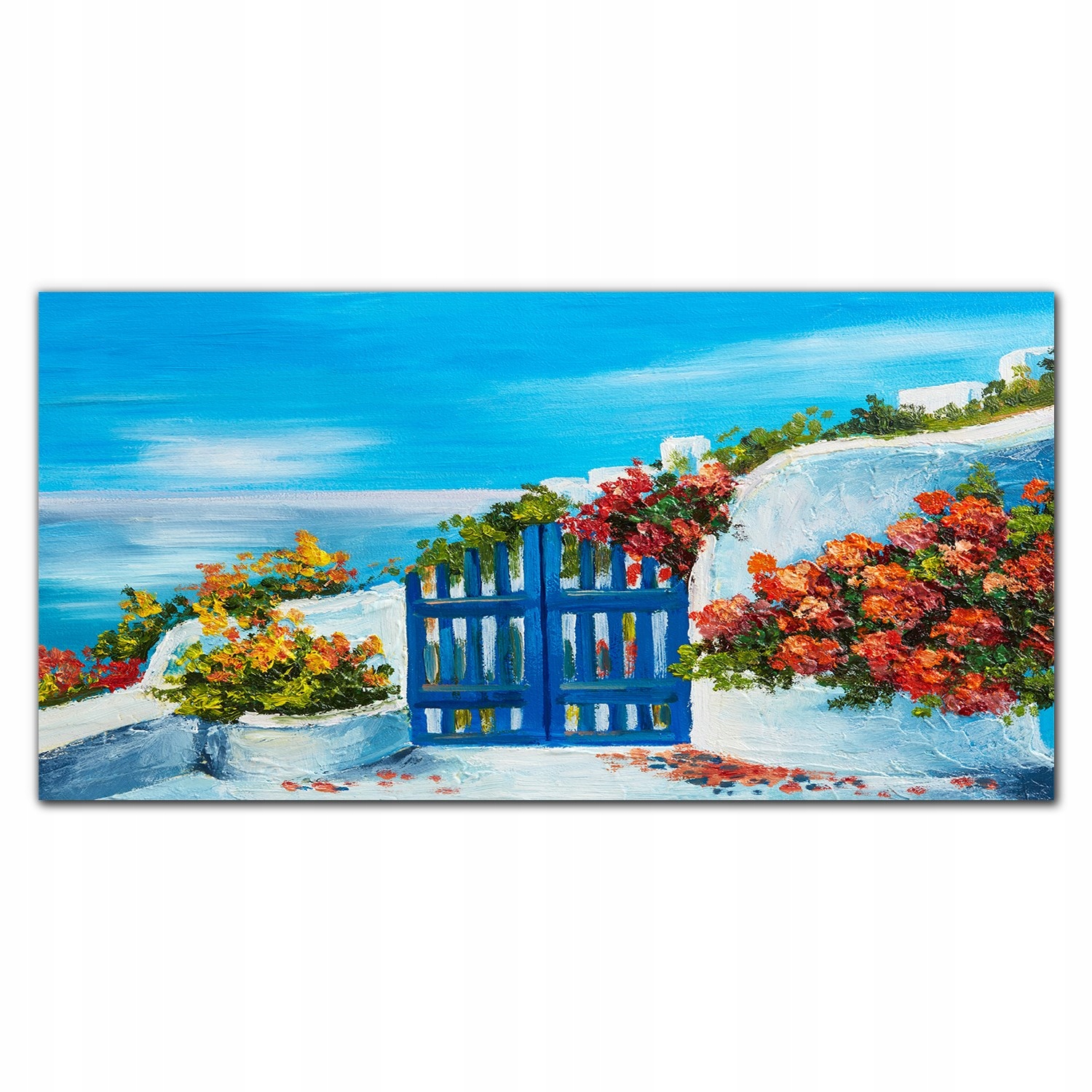 

Fotoobraz na ścianę na prezent 120x60 Kwiaty morze