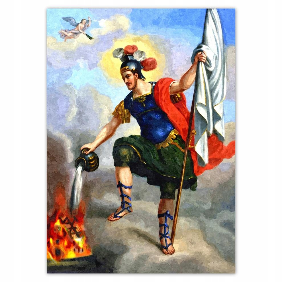

Naklejki 50x70 Patron Strażaków Florian