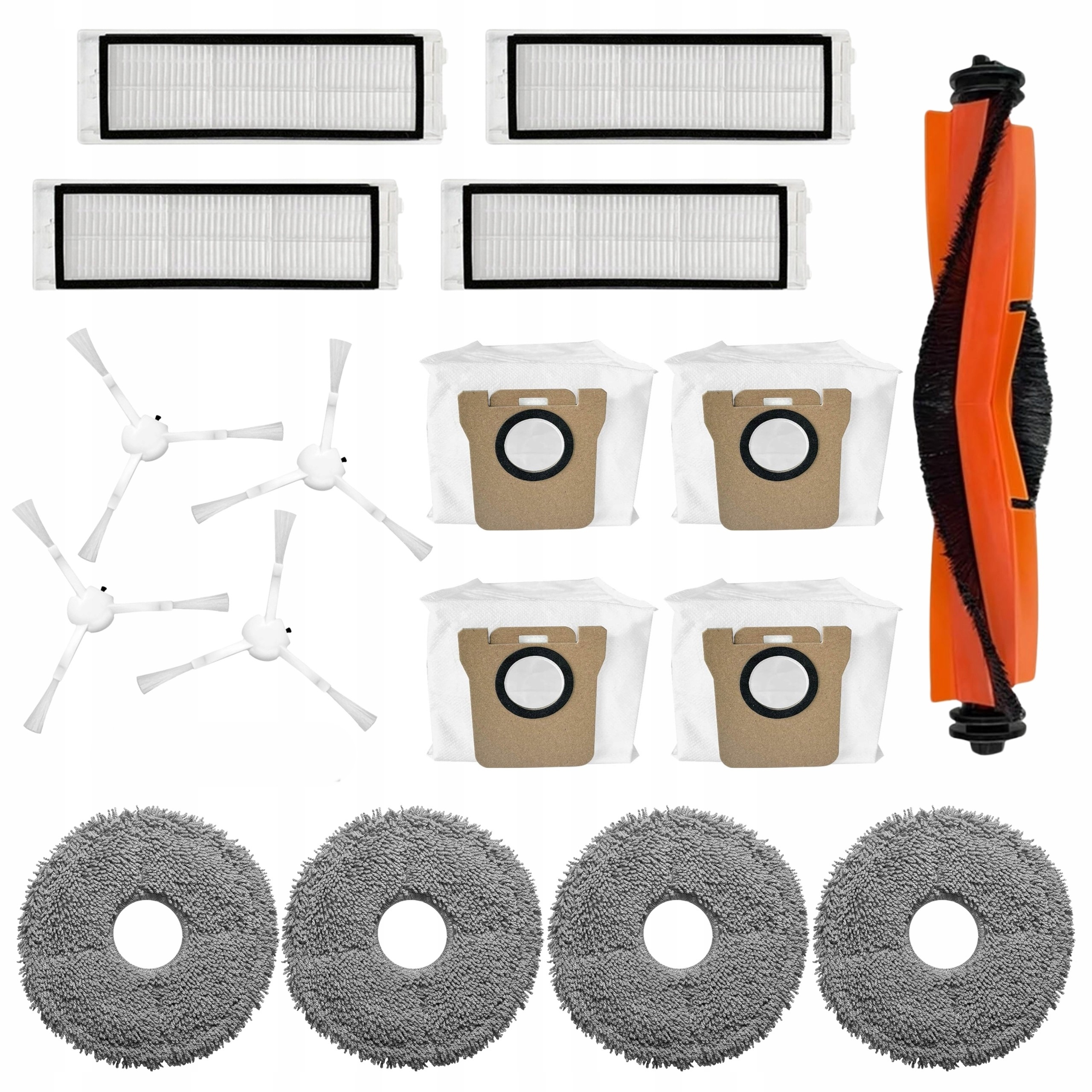 Szczotki filtry mopy worki na kurz do Xiaomi Mi Robot Vacuum X10+ X20+ S10+