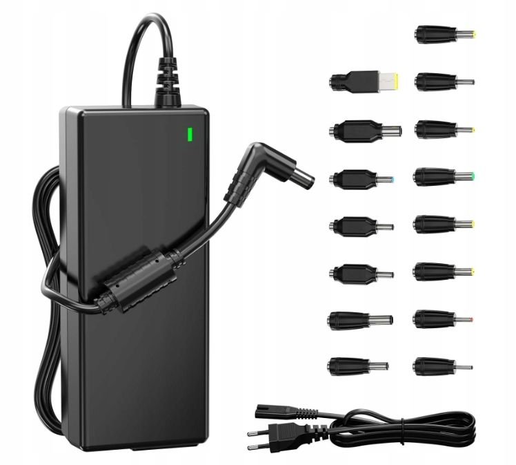 Uniwersalna ładowarka do laptopa 90W 15 wtyczek Hp Lenovo Dell Asus
