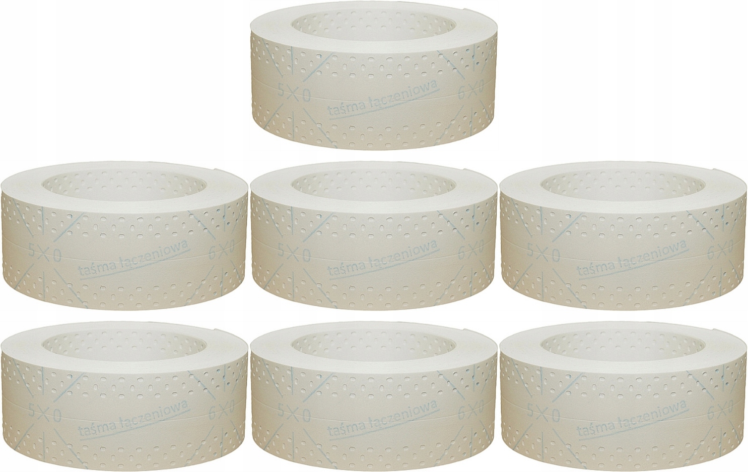 7szt Taśma Amerykańska Łączeniowa Do Karton Gips Sime Tapes Q25 50mm x 25m