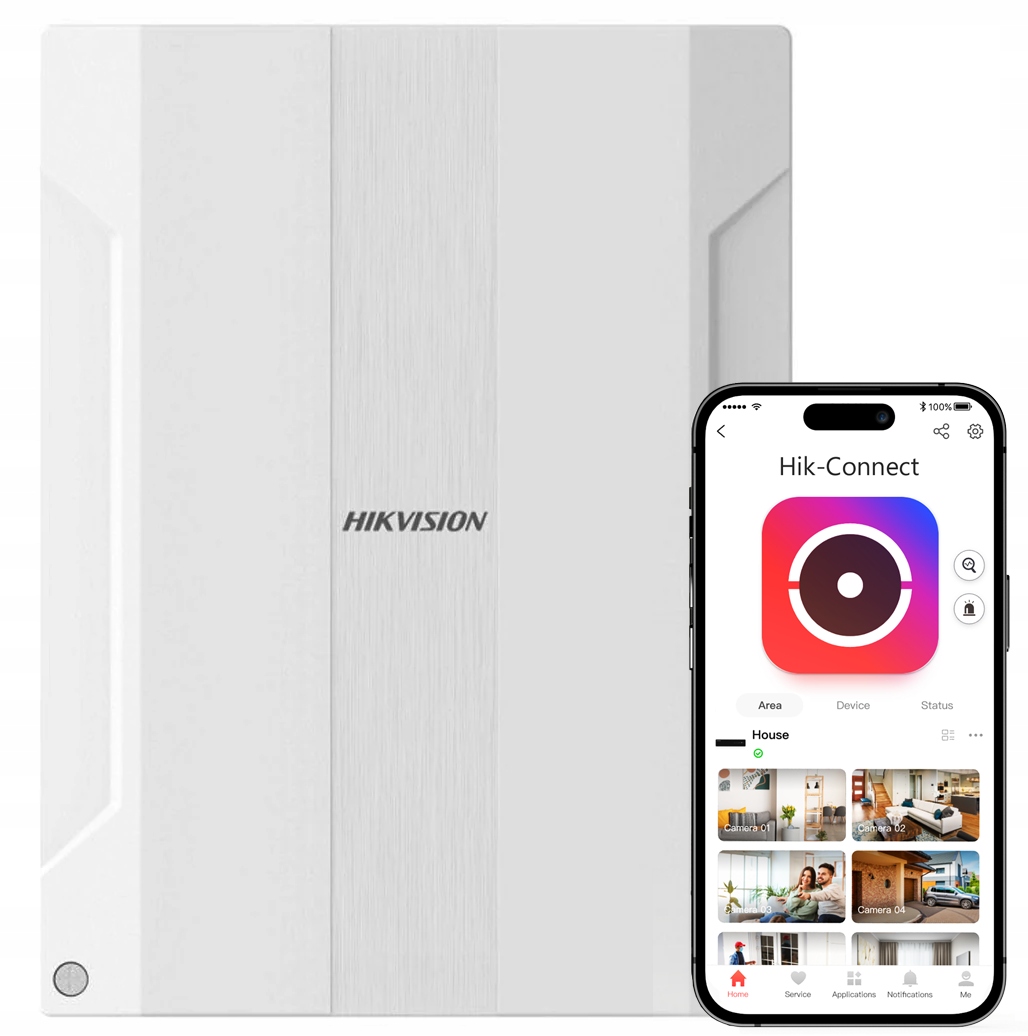 Hybridná alarmová jednotka Ax Pro DS-PWA96-M2H-WE Aplikácia HikConnect