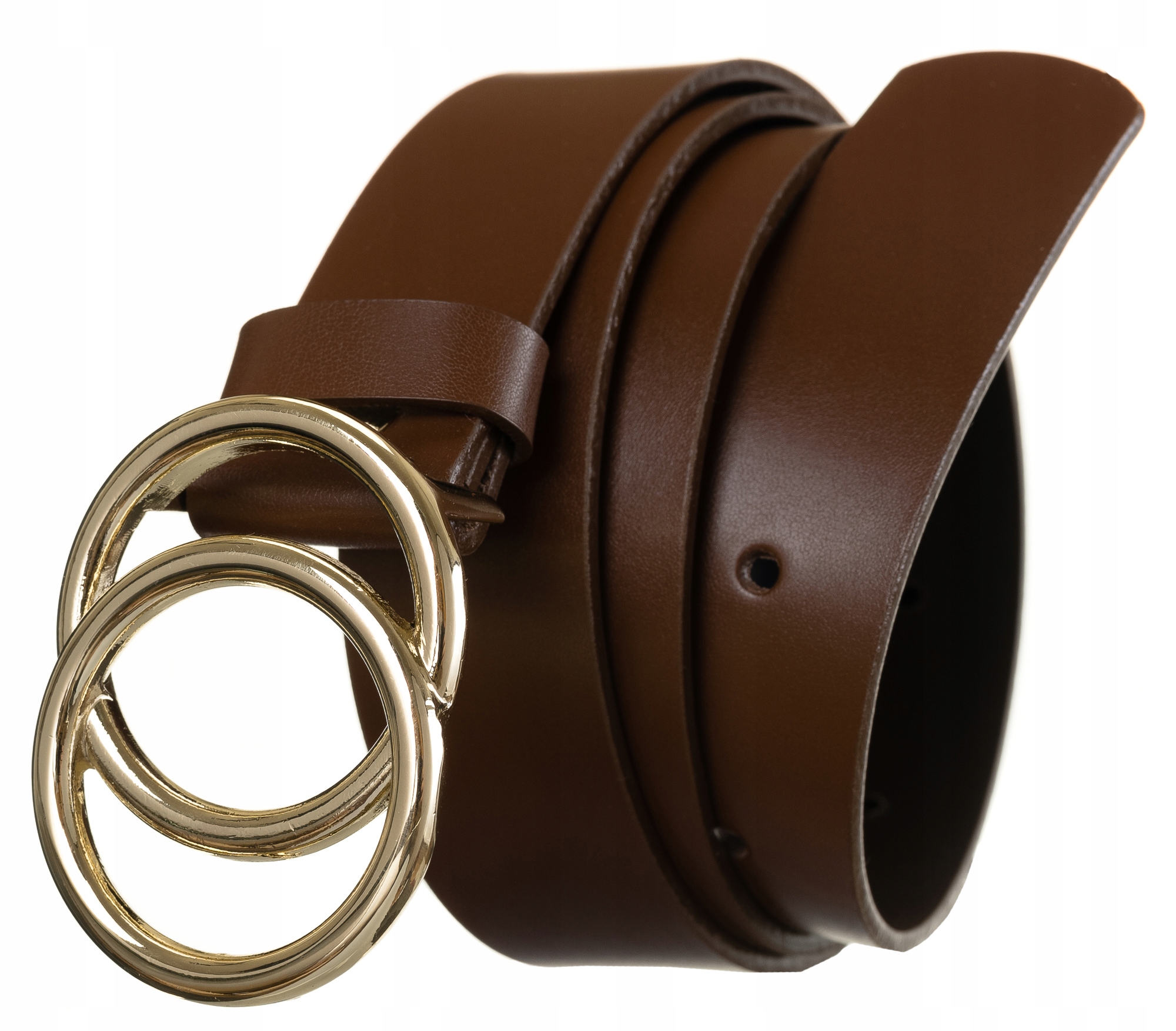 

Pasek ze złotą podwójną klamrą na bolec Rovicky Hq