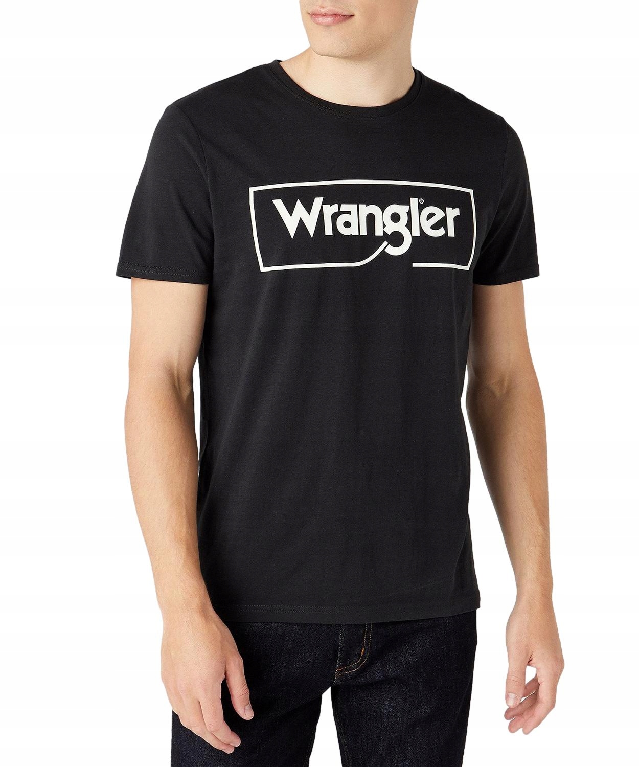 

T-shirt Wrangler Frame Logo Tee W7H3D3XV6 Blck XXL