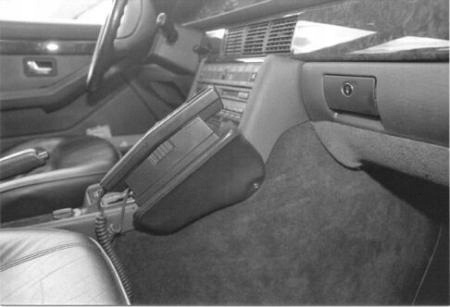 Konsola Kuda pod telefon do Audi 200 V8 od 1988
