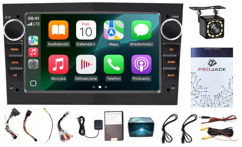Rádio Navigácia Gps Opel Vectra C 2002-2008 Usb Wifi Bt Carplay 6/128GB