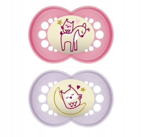 MAM BABY ORIGINAL PLANET LOVE SMOCZEK 6-16 MIESIĘCY NIGHT 2SZT