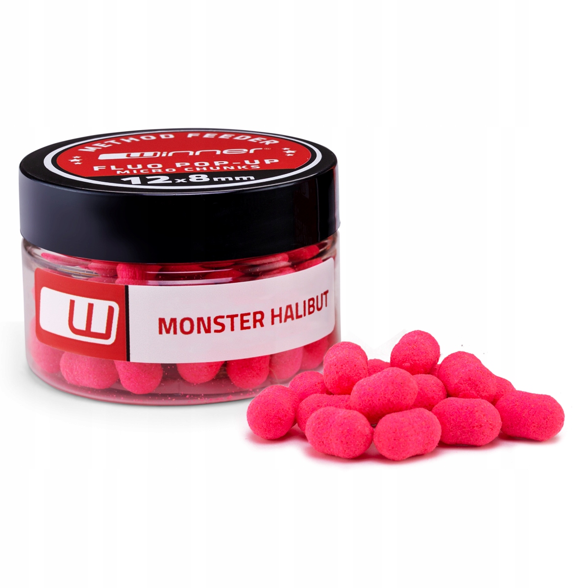 Method/Feeder Fluo Pop-Up Micro Chunks Monster Halibut