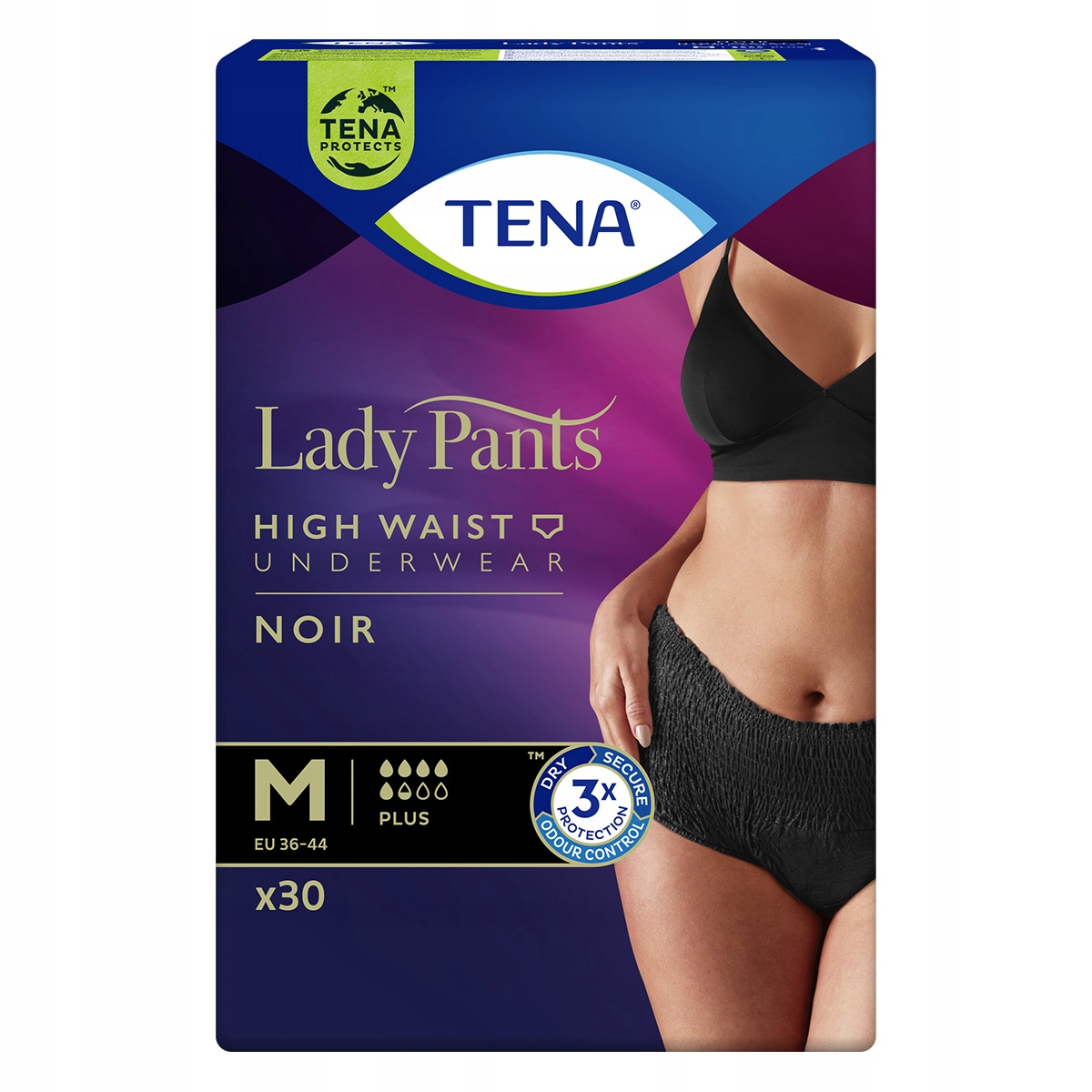 

Majtki chłonne Tena Lady Pants Noir czarne M 30szt