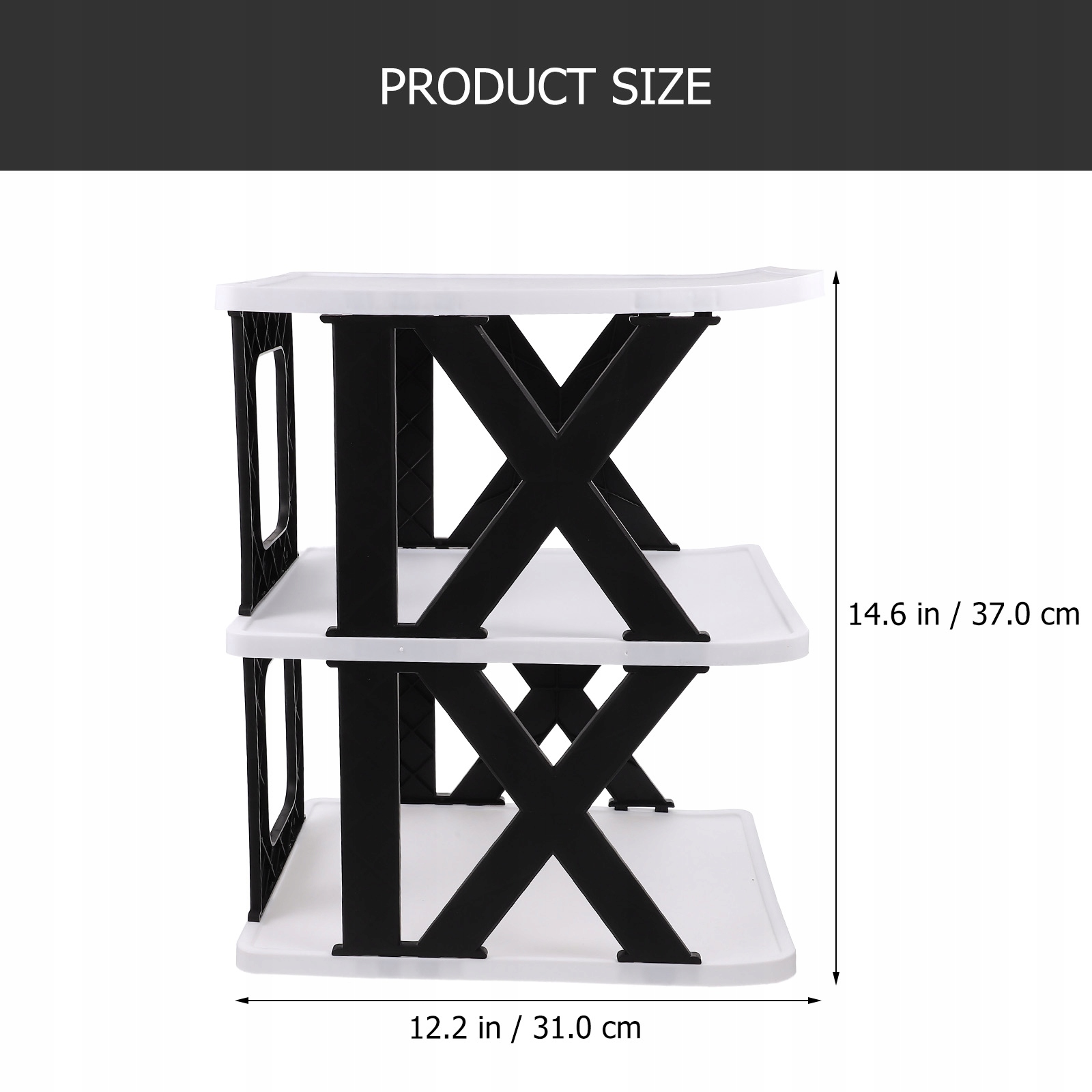 MAŁY STOJAK NA BUTY SZEROKI WIELOWARSTWOWY Liczba elementów w zestawie 0 szt.