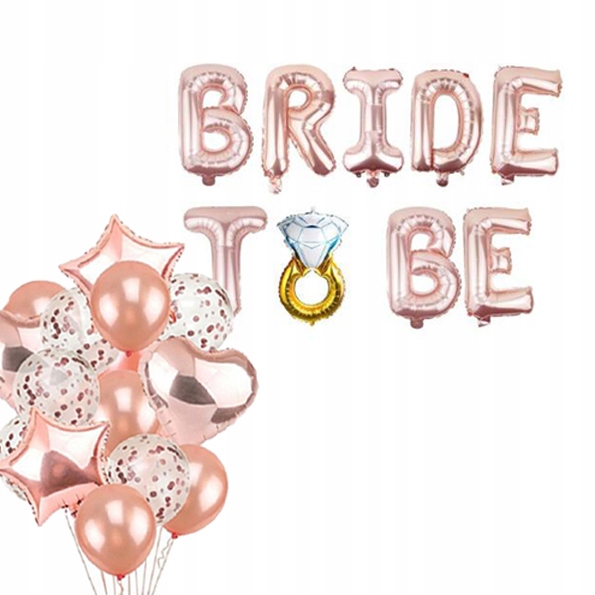 

Wieczór Panieński Zestaw 14x Balony Bride To Be