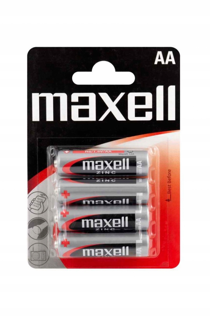 

Baterie Aa Maxell R6 (blister 4 szt.)