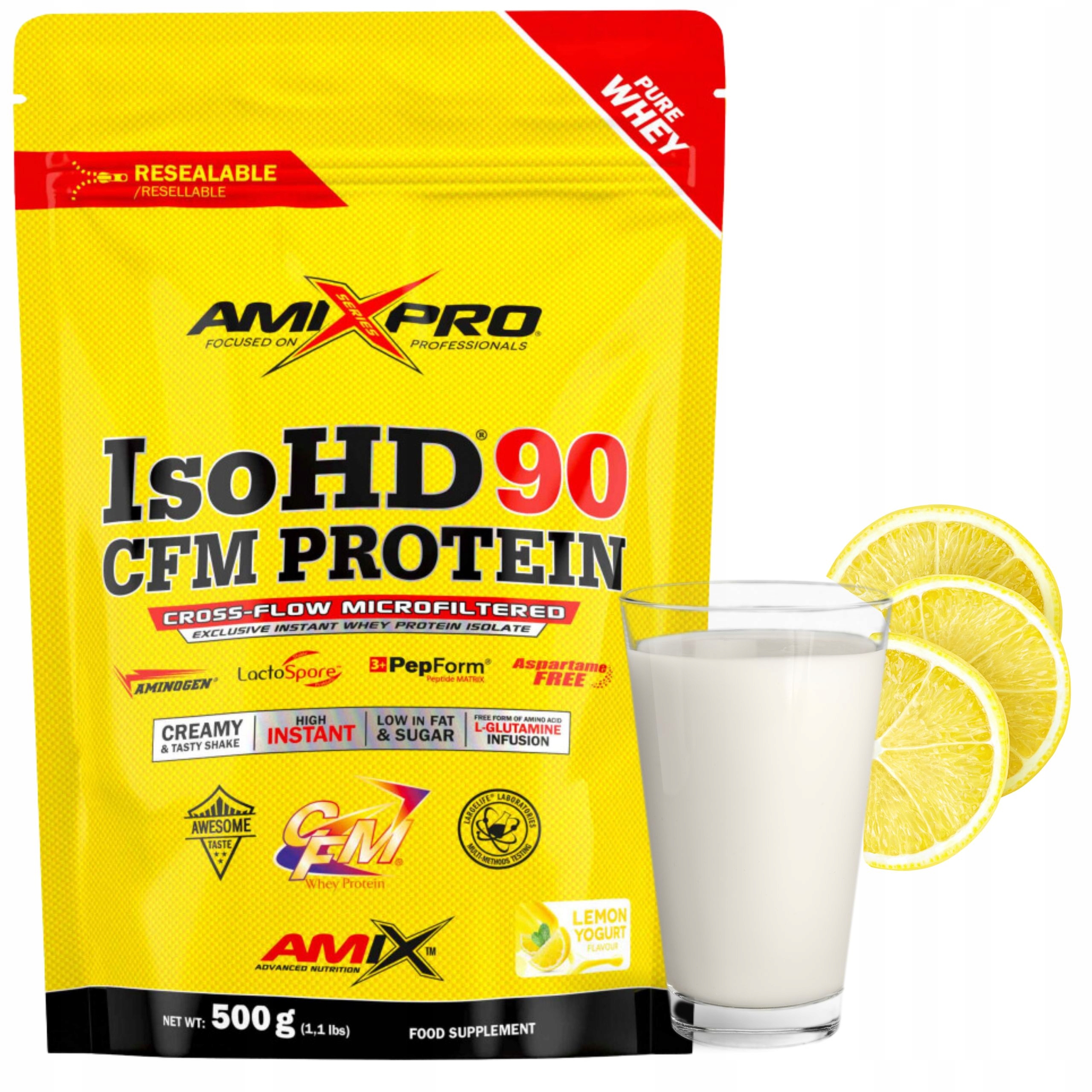 Protein na hubnutí pro ženy Proteinový izolát IsoHD Wpi low carb Amix keto