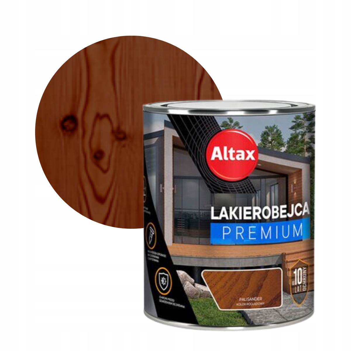 Altax Prémiový Lak Na Dřevo 5 L Palisandr