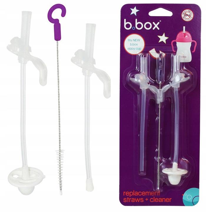 B.BOX ZAPASOWE SŁOMKI + SZCZOTECZKA DO CZYSZCZENIA Pojemność 240 ml