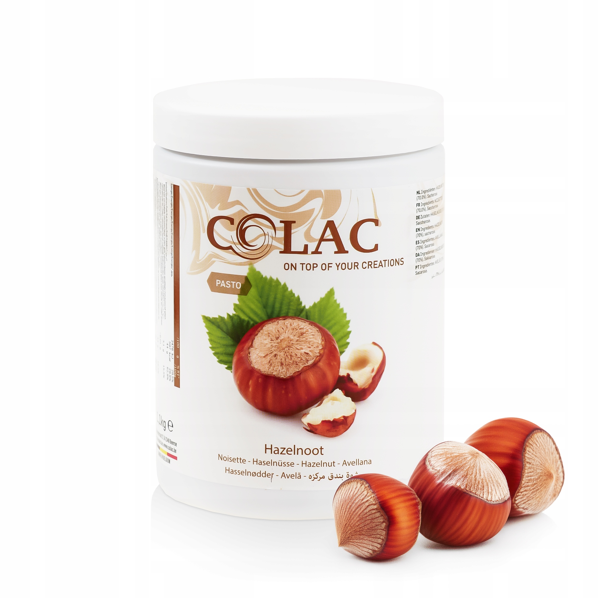 Levně Lískový ořech Pasta na zmrzlinu a dezerty 1,10 kg