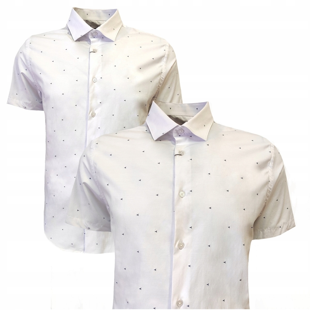 Pánská Košile Casual Bavlněná, Bílá, 3XL