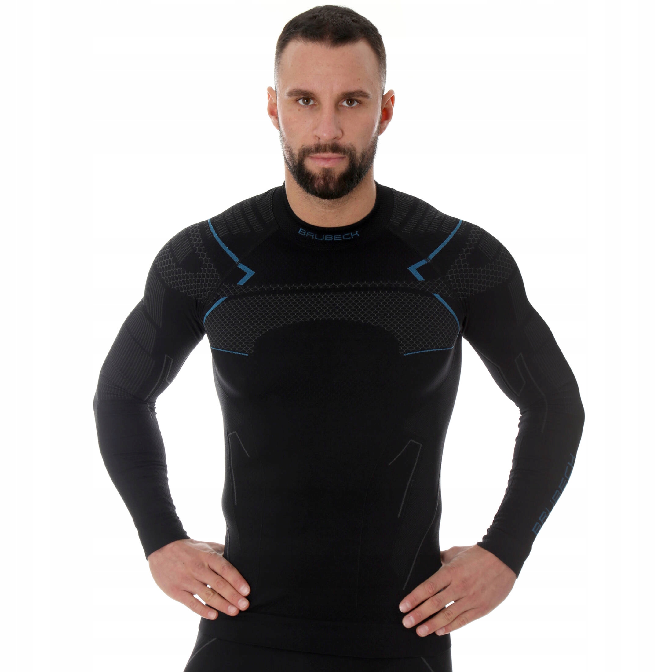 Termoaktywna bluza narciarska męska BRUBECK Thermo Rękaw długi rękaw
