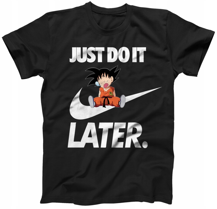 

Koszulka Dragon Ball Z Just Do It Later r. 140cm