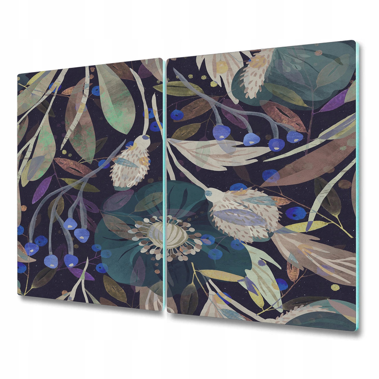 

Deska kuchenna szkło Nocny wzór botaniczny 2x30x52