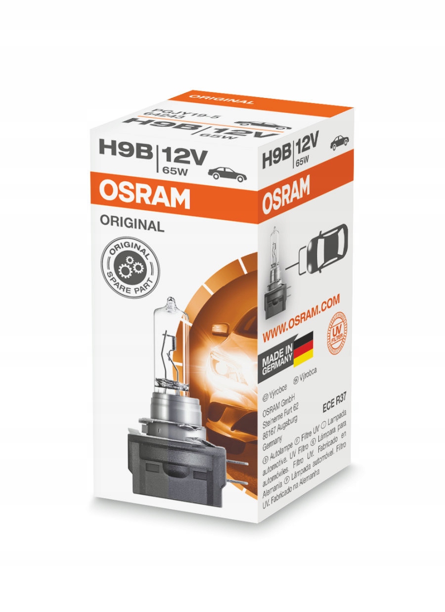 OSR64243- - OSRAM SNAPINLITE H9B PGJY19-5 12V 65W 64243