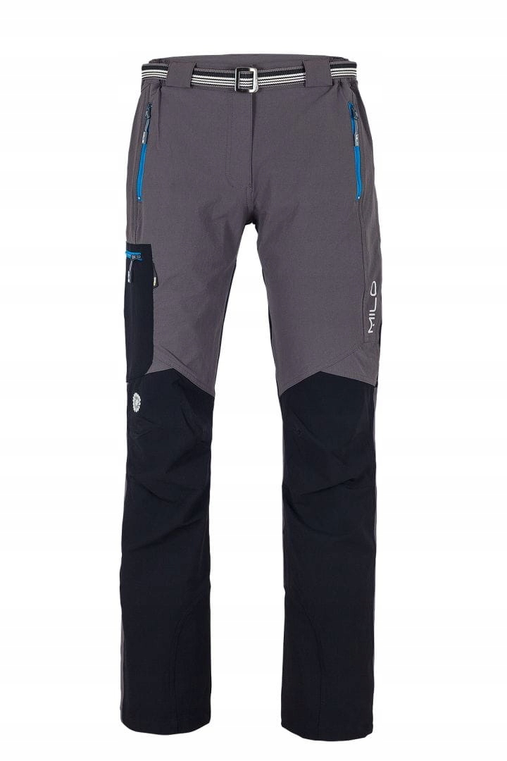 Spodnie Damskie Milo Vino grey/black blue zips -xs