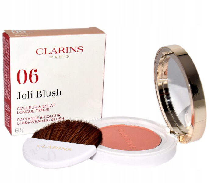 Růže na tváře Clarins Joli Blush 06 Cheeky Coral saténová 5 g