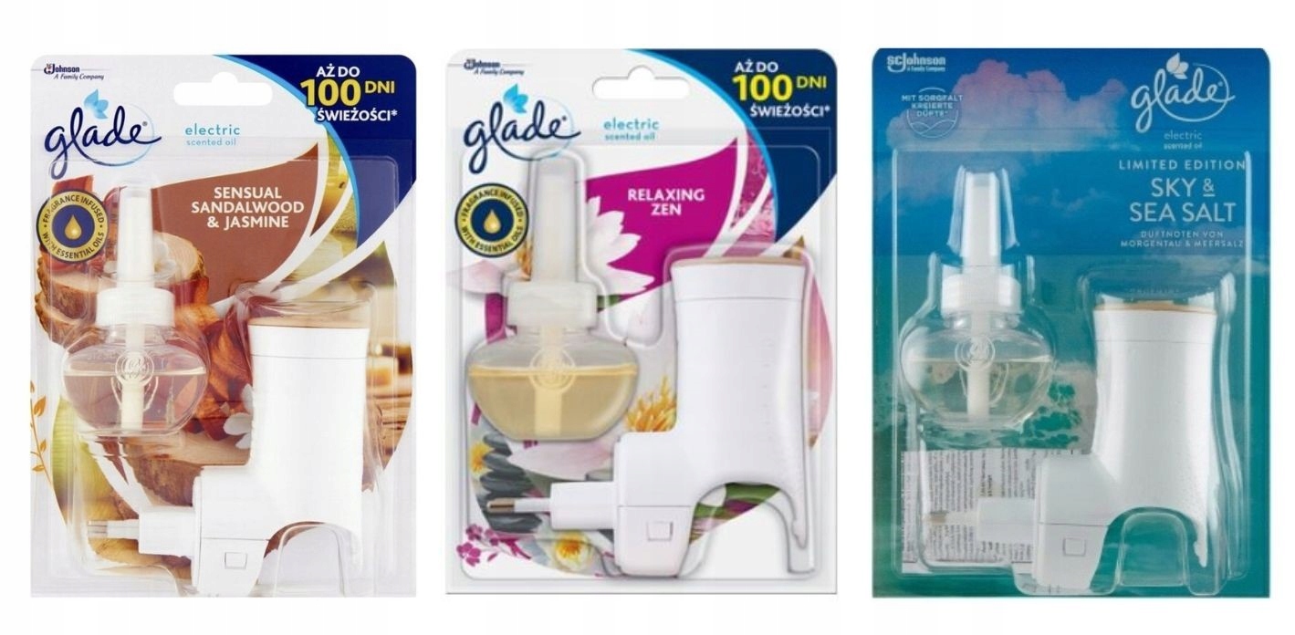 Levně Glade elektrický osvěžovač MIX Set 3 kusů