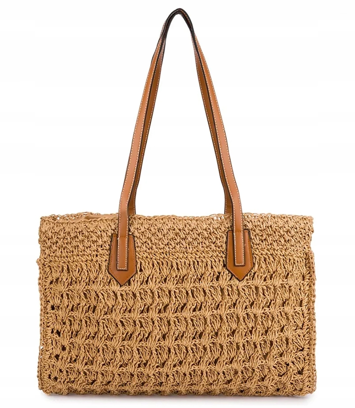 Stylová dámská plážová taška z rafie boho shopper unisize