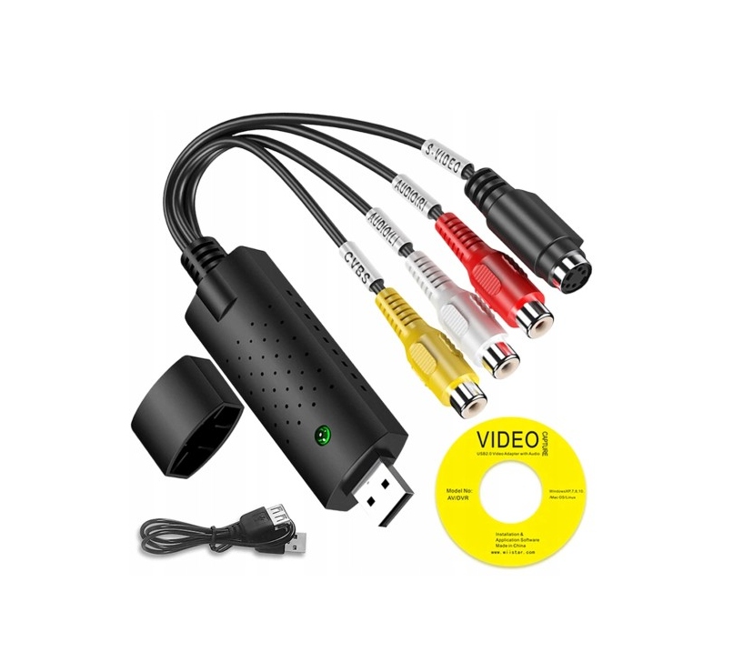 VIDEO GRABBER ZGRYWANIE Z VHS PRZEGRYWANIE DVD CD