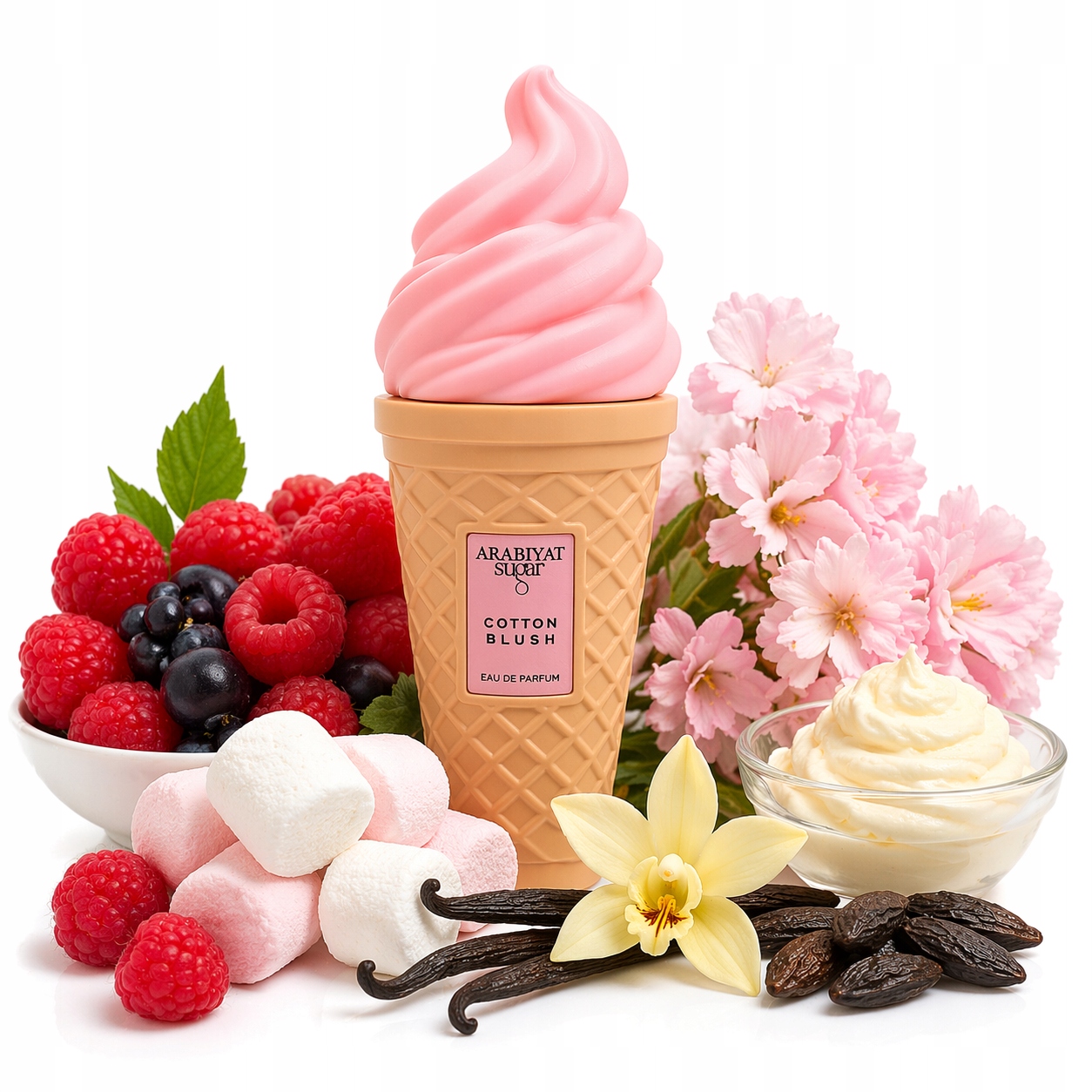 Oryginalne Perfumy Arabskie Arabiyat Sugar Cotton Blush 100ml Edp+gratis!