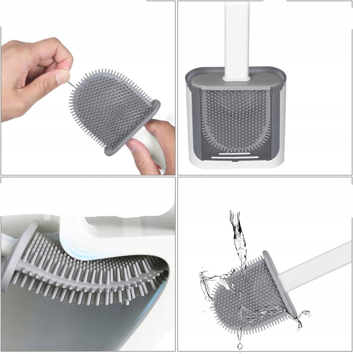 SZCZOTKA TOALETOWA SILIKONOWA DO ŁAZIENKI WC Marka SPI 55