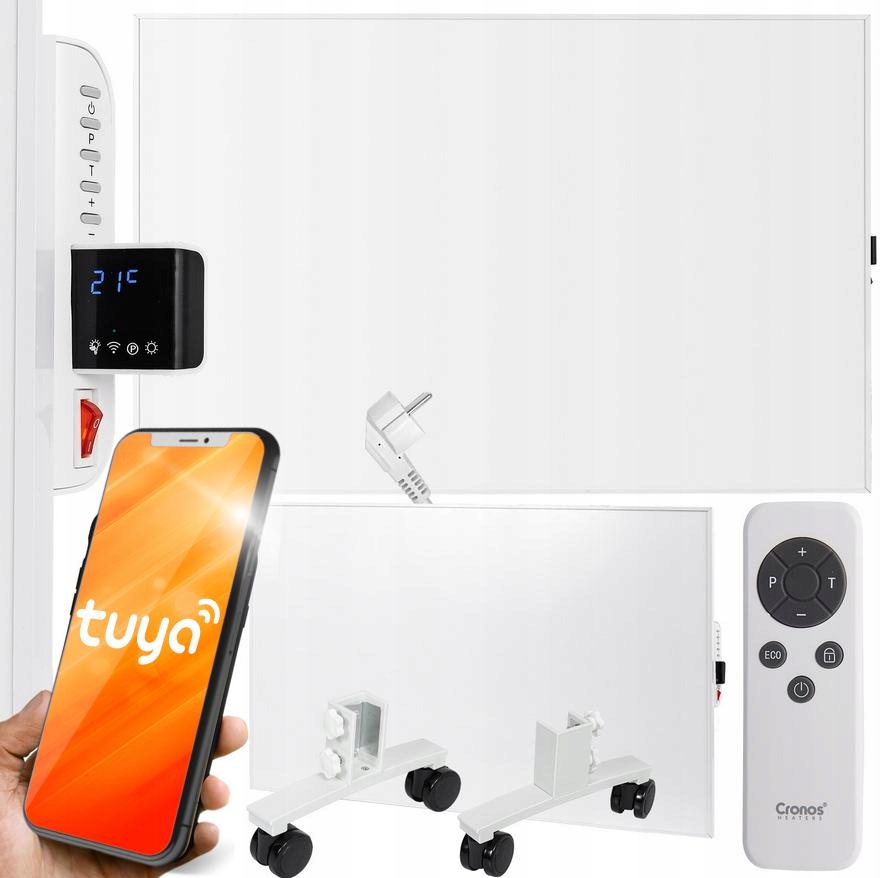 Ir vykurovací panel Cronos Synthelith Pro CRP-500TWP White