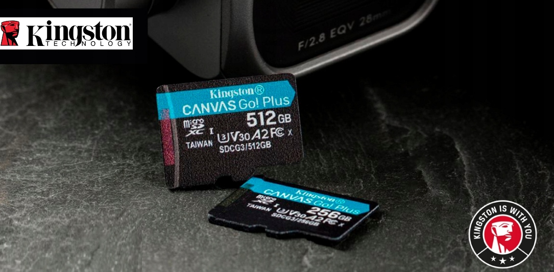 Kingston Micro SDXC 64GB Canvas Go! 4K A2 V30 U3 170MB
