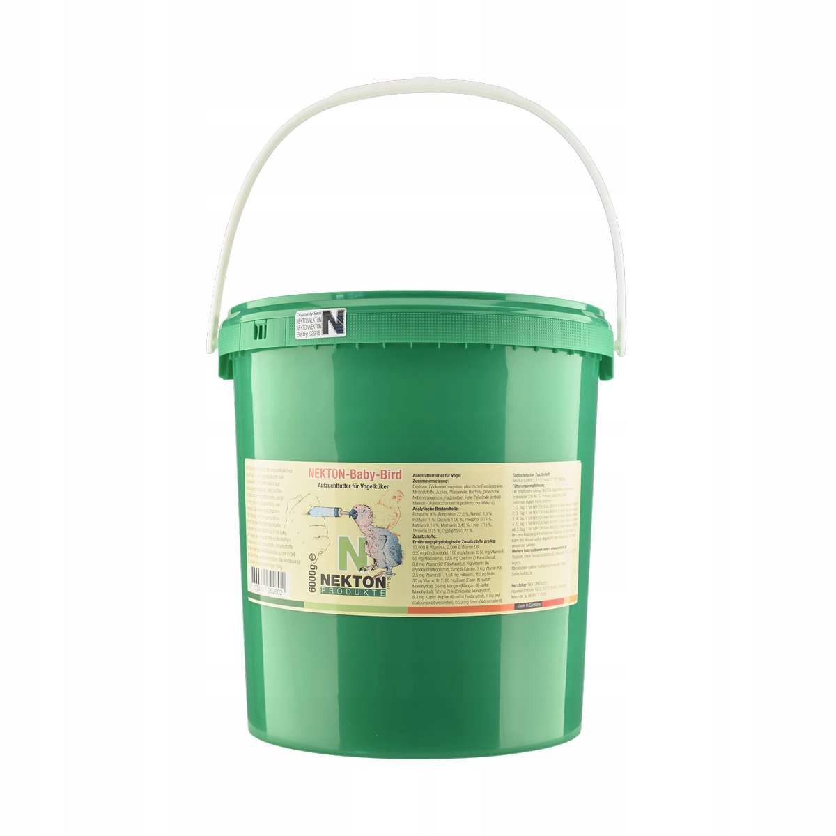 Levně NEKTON-Baby Bird – Krmivo pro ruční krmení kuřat 6 kg